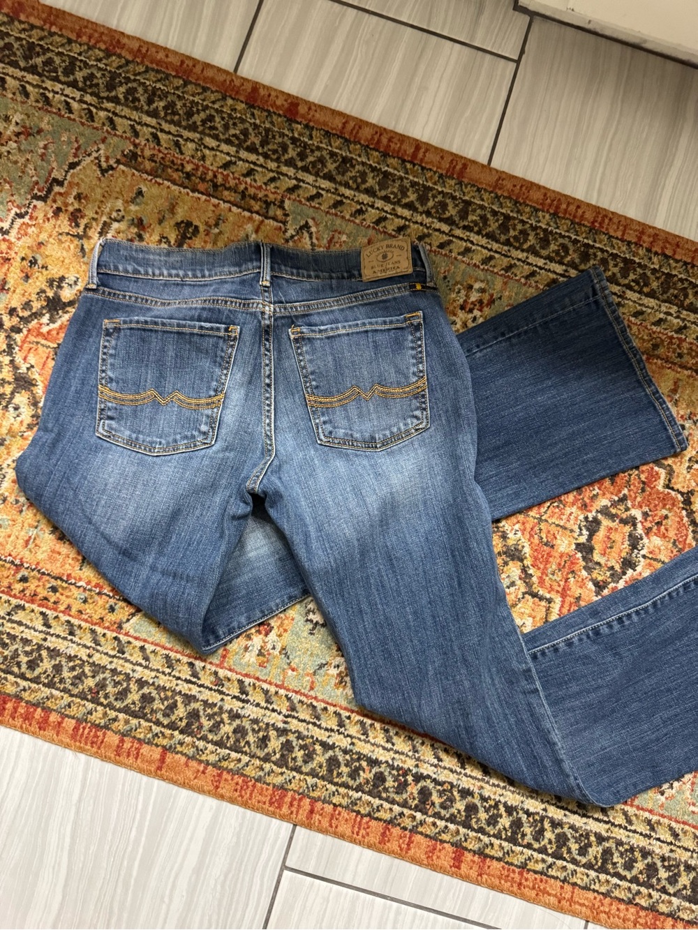 Lucky brand Women's Blue Denim Jeans - Picture 5 of 5